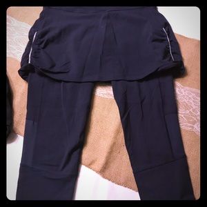 Athleta skirted crop leggings